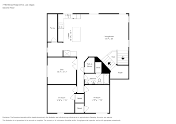 Floor plan 2 for 7790 Minas Ridge Drive