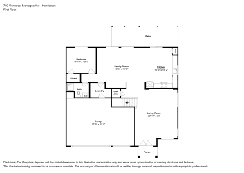 Floor plan 1 for 780 Viento del Montagna Ave