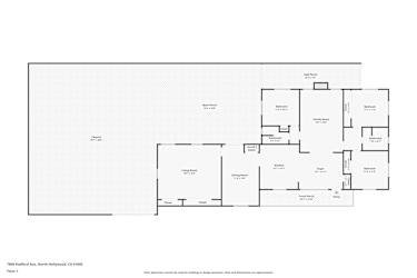 Floor plan 1 for 7800 Radford Ave