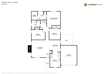 Floor plan 1 for 7805 Royce Hall Ln