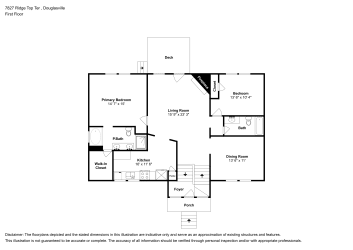 Floor plan 2 for 7827 Ridge Top Ter