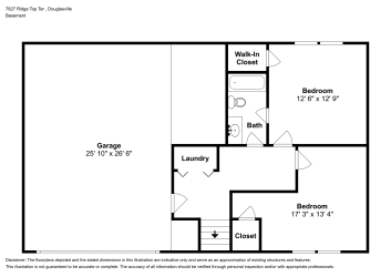 Floor plan 1 for 7827 Ridge Top Ter