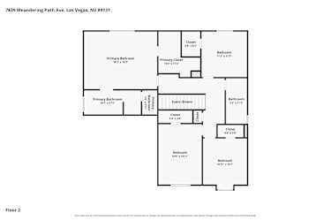 Floor plan 2 for 7839 Meandering Path Ave