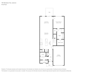 Floor plan 1 for 784 Mickelson Wy