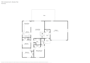 Floor plan 1 for 7841 Colorado Ave N