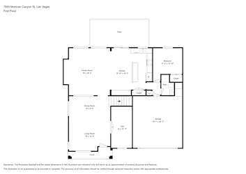 Floor plan 1 for 7855 Mohican Canyon St