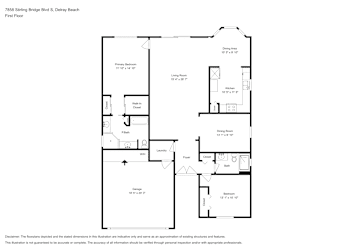 Floor plan 1 for 7858 Stirling Bridge Blvd S