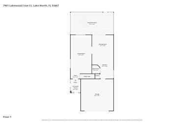 Floor plan 2 for 7901 Lakewood Cove Ct