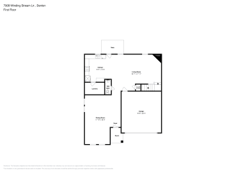 Floor plan 1 for 7908 Winding Stream Ln