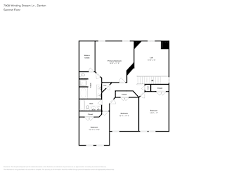 Floor plan 2 for 7908 Winding Stream Ln