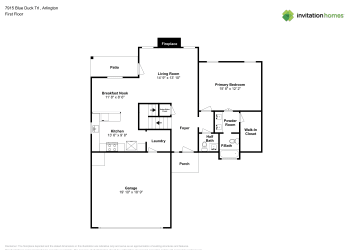 Floor plan 1 for 7915 Blue Duck Trl