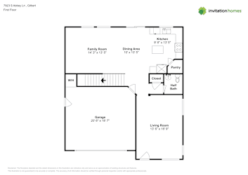 Floor plan 1 for 7923 S Abbey Ln