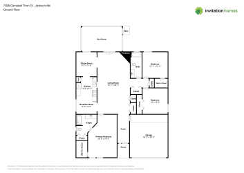 Floor plan 1 for 7926 Campbell Town Ct