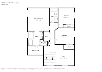 Floor plan 2 for 7929 Crimson Point St