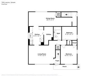 Floor plan 1 for 7930 Long Ave