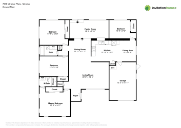 Floor plan 1 for 7936 Miramar Pkwy