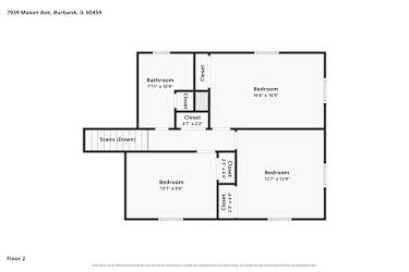 Floor plan 2 for 7939 Mason Ave