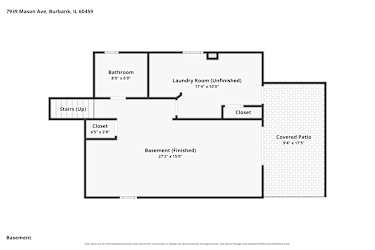 Floor plan 3 for 7939 Mason Ave