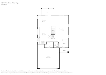 Floor plan 1 for 7981 Willow Pines Pl