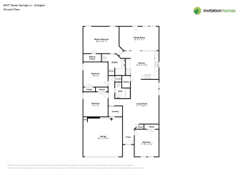 Floor plan 1 for 8007 Stowe Springs Ln