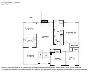 Floor plan 2 for 8010 202nd Street Ct E
