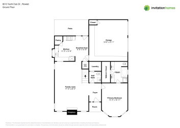 Floor plan 1 for 8013 Yacht Club Dr