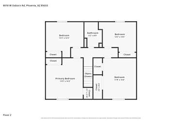 Floor plan 2 for 8018 W Osborn Rd