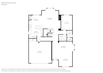Floor plan 1 for 803 201st St SW