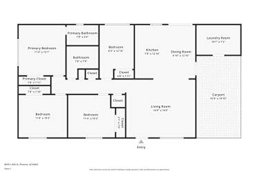 Floor plan 1 for 8039 S 24th St