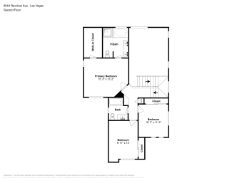 Floor plan 2 for 8044 Revolver Ave