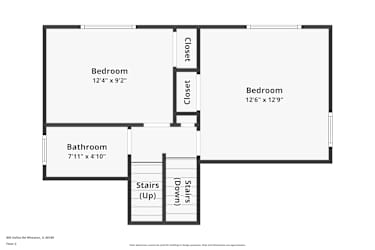 Floor plan 2 for 805 Delles Rd
