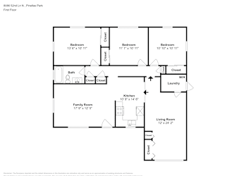 Floor plan 1 for 8086 52nd Ln N