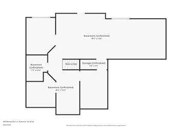 Floor plan 3 for 809 Bishops Run Ln