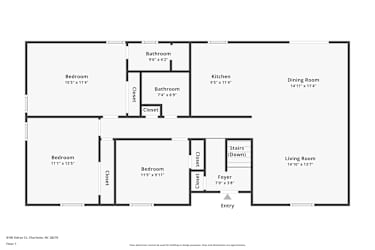 Floor plan 1 for 8100 Sidras Ct