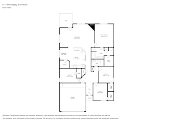 Floor plan 1 for 8117 Hennessey