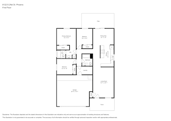 Floor plan 1 for 8122 S 2Nd Dr