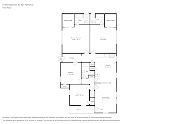 Floor plan 1 for 814 N Alexander St
