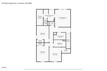 Floor plan 2 for 814 Olde England Dr