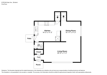 Floor plan 2 for 8150 McVicker Ave