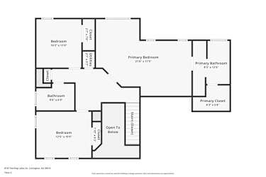 Floor plan 2 for 8157 Sterling Lakes Dr