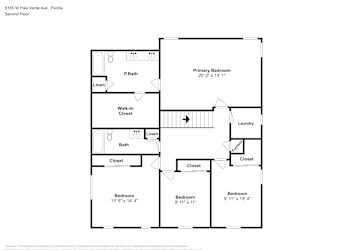 Floor plan 2 for 8165 W Palo Verde Ave