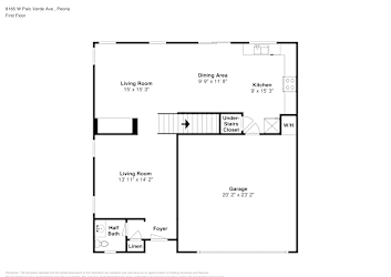 Floor plan 1 for 8165 W Palo Verde Ave