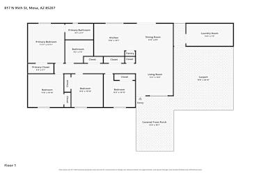 Floor plan 1 for 817 N 95th St