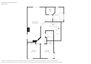 Floor plan 2 for 8186 Devon Park Ct