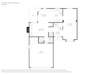 Floor plan 1 for 8186 Devon Park Ct