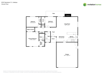 Floor plan 1 for 8232 Sanderson Ct