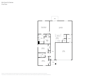 Floor plan 1 for 824 Grant St