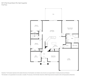 Floor plan 1 for 827 E Red House Branch Rd
