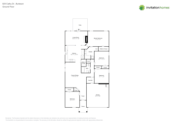 Floor plan 1 for 829 Cathy Dr