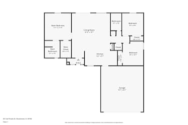 Floor plan 1 for 831 Del Prado Dr